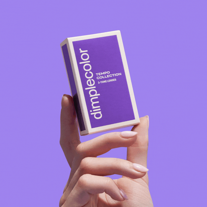 Blue Colour Contacts Capri Blue Dimple Dimple Color